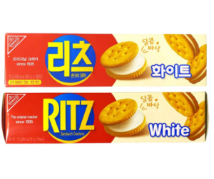 Ritz White Chocolate Sandwich Crackers Korea Import 2.7oz 6ct